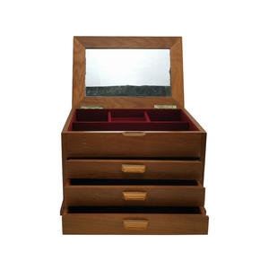 Прямая поставка с фабрики, изготовленный на заказ деревянный ящик для хранения, деревянная шкатулка для ювелирных изделий - Product Image 2