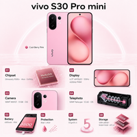 Smartphone original vivo S30 Pro Mini 5G, processeur octa-core, écran AMOLED 120 Hz, reconnaissance faciale et double SIM, langues mondiales VIVO