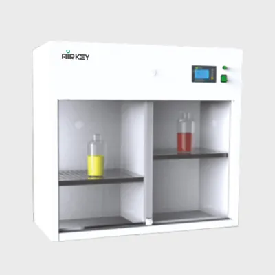 Ductless Fume Hood Filtration Storage Cabinet for lab chemical storage