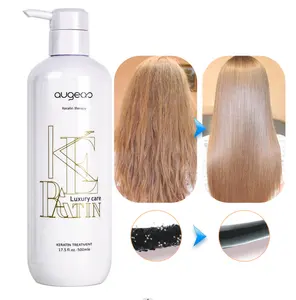 Custom factory evere damaged hair wholesale augeas formaldehyde free straightening hair keratin treatment in bulk