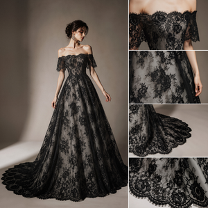Luxury Chantilly French Lace Fabric for Elegant Ladies Dresses Custom-Made High Quality Soft Bridal <strong>Sewing</strong> <strong>Material</strong> - Product Image 1