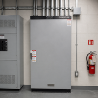 Tableau de distribution basse tension industriel à double alimentation ATS avec 6 prises, verrouillage anti-effraction, boîtier métallique IP66