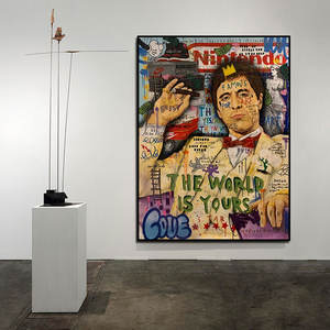 Pop Art Modern Graffiti padrino sigarette Poster Canvas Painting Print On Wall Art Picture - Product Image 1