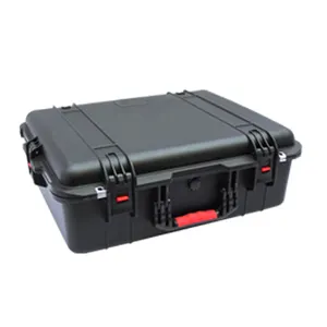 Hard Shell Plastic Apparatuur Tool Case IP67 Beschermende Veiligheid Laptop Koffer Met Schuim