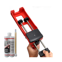 Outil de distribution de mastic double, adhésif et mastic, cadre métallique, pistolet à calfeutrer, distributeur manuel robuste