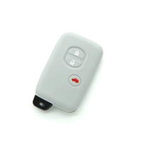 Usine en gros à la mode anti-poussière Silicone Smart 3 boutons couvercle de boîtier de clé de voiture