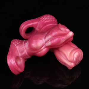 YOCY loup chien gaine de pénis <span class=keywords><strong>S</strong></span>, <span class=keywords><strong>taille</strong></span> L jouet sexuel en Silicone souple pour hommes agrandissement du pénis fantaisie manchon de bite préservatif portable - Product Image 3