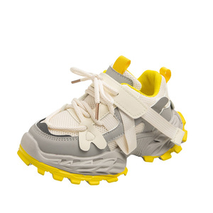<span class=keywords><strong>Zapatillas</strong></span> de tobillo para niñas, otoño-invierno 2026, nuevo estilo coreano, <span class=keywords><strong>zapatillas</strong></span> de running para niños con cierre de velcro, malla y suela de PVC suave - Product Image 4