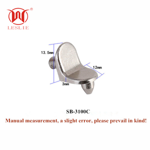 Zinc Alloy Hot Sale Furniture Hardware <strong>Glass</strong> <strong>Shelf</strong> <strong>Support</strong> Pins Cabinet <strong>Glass</strong> <strong>Shelf</strong> <strong>Support</strong> for Cupboard Wardrobe - Product Image 2