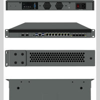 BKHD 19 pouces 1U pare-feu serveur LGA2011 Intel C612/X99 Xeon E5-2650V4 E5-2695V4 8*2.5G 8*10G SFP prise en charge WIFI 4G VPN Linux Pfsen