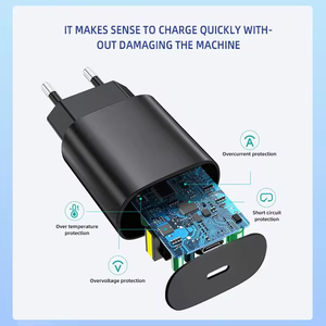 Caricatore USB C da 25W con Spina EU UK US, Adattatore PD, Caricabatterie Rapido Tipo C per Samsung - Product Image 5