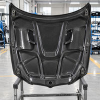 Capot moteur en fibre de carbone style M3 compatible avec BMW E92 Coupé Série 3 LCI 2009-2012, finition brillante 3K Twill, fixation par boulons