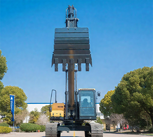 เครื่องขุดตีนตะขาบ HX210L ฮุนได21ton เครื่องยนต์คัมมินส์ปั๊มไฮดรอลิกควบคุมด้วย PLC ประสิทธิภาพสูง - Product Image 4