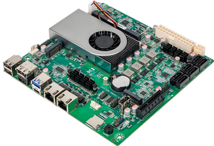 BKHD OEM N97 NAS MINI ITX Motherboard Quad Cores <b>2</b>*I226 Ethernet Ports <b>2</b>*<b>M</b>.<b>2</b> 6*SATA DDR5 NAS Server Motherboard 17x17cm - Product Image 4