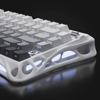 Nuevo Teclado Mecánico Mercury K-Gradient de Aleación de Aluminio con Interruptores Lineales, Diseño 75%, Modo Triple Personalizable, Iluminación RGB de 13 Colores y Grabado Lateral