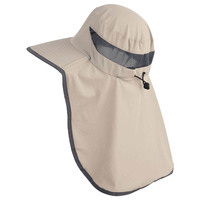 Chapeau Bob d'Été Anti-UV avec Cache-Nuque, Large Bord, Respirant en Maille, Idéal pour la Randonnée et la Pêche - Vente en Gros