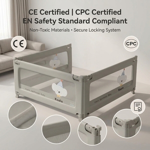 Barrière de protection anti-chute pour lit d'enfant avec tissu Oxford respirant pour les tout-petits - Product Image 2