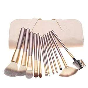 <span class=keywords><strong>Kabuki</strong></span>-Juego de brochas de maquillaje profesional, Kit de pinceles para mezclar base, polvo facial, con bolsa, 24 unidades - Product Image 6
