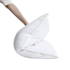 Factory direct feather pillow white goose down neck protection hotel home