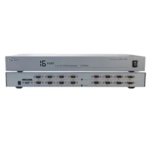 DTECH 16 ports répartiteur vga 500MHZ émetteur et récepteur tv écran VGA dadpter