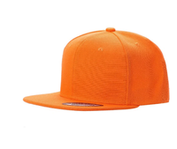 Gorras de Béisbol Hip Hop al por Mayor de Alta Calidad, 6 Paneles, Estructuradas, de Algodón, con Visera Plana, Ajustables, con Cierre a Presión, Logotipo Personalizado Bordado