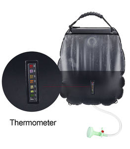 ถุงน้ำสำหรับตั้งแคมป์กลางแจ้ง เดินป่า ถุงอาบน้ำพลังงานแสงอาทิตย์ ถุงอาบน้ำสำหรับตั้งแคมป์ปีนเขา ถุงเก็บน้ำพร้อมสายยาง หัวฝักบัวปรับเปลี่ยนได้ - Product Image 3