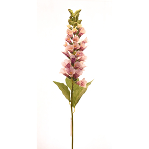 Flores de dedalera blancas artificiales, tallos en aerosol, flores de boda DIY, ramos de novia de seda, centros de mesa de boda - Product Image 4