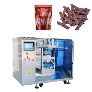 Machine d'emballage automatique compacte et économique pour viande séchée (beef jerky) en doypack linéaire – Idéale pour les petites entreprises - Product Image 1