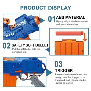 <span class=keywords><strong>Pistolet</strong></span> jouet à <span class=keywords><strong>cartouche</strong></span> souple électrique unisexe <span class=keywords><strong>Pistolet</strong></span> électronique en plastique - Product Image 6