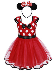 <span class=keywords><strong>Vestito</strong></span> in Tulle a Pois di <span class=keywords><strong>Minnie</strong></span> Mouse per Bambine, Costume per Feste di Compleanno, Halloween e Travestimenti per Neonati e Bambini - Product Image 5