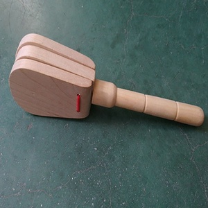 Instrumento de Percusión de Mano para Niños, Castañuelas con Mango para Bebés, Claqueta, Ayuda para la Enseñanza <span class=keywords><strong>Musical</strong></span>, Juguetes - Product Image 3