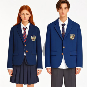製造カスタムOEM卸売小学生子供制服セット高校中学校大学幼稚園制服