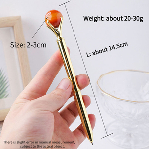 Bolígrafo de Cristal Natural con Esfera, Bolígrafo de Metal con Cristal, Bolígrafo Mágico de <span class=keywords><strong>Bruja</strong></span>, Bolígrafo de Gemas - Product Image 6