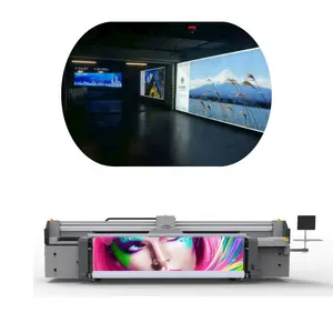 Power Pro 3200 3.2 Meters UV Belt-conveyed Hybrid Printer for RTR and flatbed printing