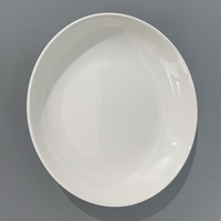 Vente en gros d'usine Hôtel Restaurant Logo personnalisé Blanc Plaine Porcelaine 8.25 pouces Vaisselle Assiettes