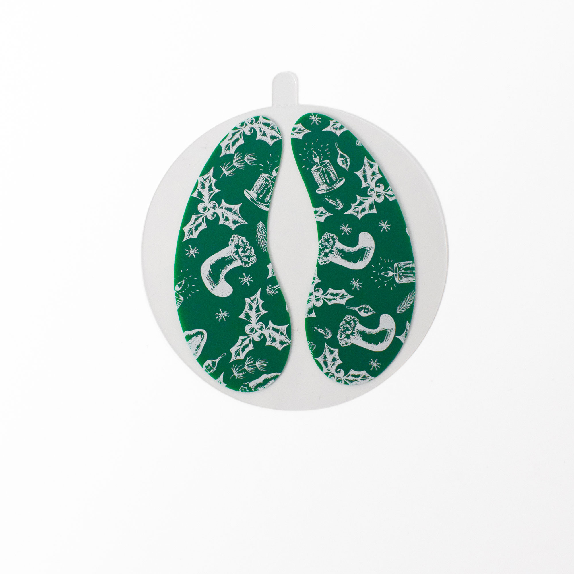 Patchs pour les yeux de Noël-vert
