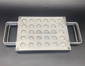 Форма для прессования теней для век на 30 ячеек из чугуна, с возможностью индивидуального размера и специальной формой поддонов - Product Image 6