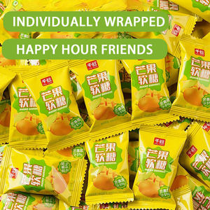 Bonbons gommeux à la mangue Bonbons de mariage Bonbons mous fruités Collations de Noël Vente en gros avec sac Emballage Bonbons pour tous - Product Image 5