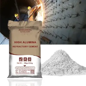 Cimento refratário para forno CA70 CA75 CA80 Cimento de aluminato resistente ao fogo de alta qualidade da China Cor branca