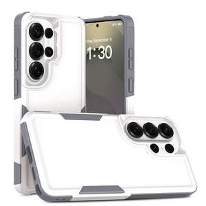 Étui de téléphone robuste en armure électro-plaquée pour Samsung Ultra S24/S25/S26 TPU+PC dur anti-rayures imperméable - Product Image 1