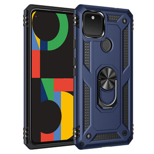 Vente en gros TPU PC étui de téléphone portable pour Google <span class=keywords><strong>Pixel5</strong></span> XL 360 anneau de support antichoc couverture en gros étui de téléphone portable - Product Image 2
