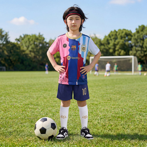 ชุดเสื้อฟุตบอลเด็กผู้ชาย รุ่นใหม่ ฤดูร้อน 2026 สำหรับเด็ก ชุดฟุตบอล 2 ชิ้น เบอร์ 10 อาร์เจนตินา อินเตอร์ ไมอามี - Product Image 6