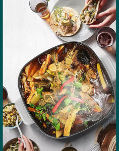 Grill de table pour fête tendance 2025, grill à <span class=keywords><strong>raclette</strong></span> d'intérieur, petit appareil de cuisine familial, barbecue électrique avec fondue - Product Image 4