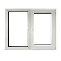 Ventanas de PVC de Doble Acristalamiento con Barras Antirrobo de Último Diseño, Ventanas Abatibles de Acero y Plástico de Bajo Consumo Energético, Venta Directa