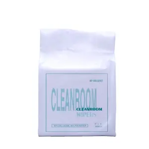 6" X 6" Lint Free Cleaning Wipes Paper Polycellulose Non Woven Wipes 0606 Cleanroom Nonwoven Wiper For Electronic Industry