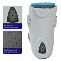 Orthèses de fixation de la cheville en aluminium léger pour immobilisation de l'articulation, soutien du pied pour fracture métatarsienne, respirantes avec fermeture à lacets