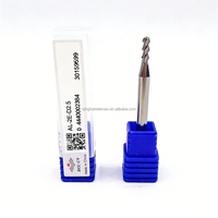 Fresa de extremo plano de carburo sólido de 2 filos con vástago recto ZCC.CT AL-2E-D2.5&2F-2.5MM*4.0*7.0*50 para aluminio, compatible con OEM y ODM