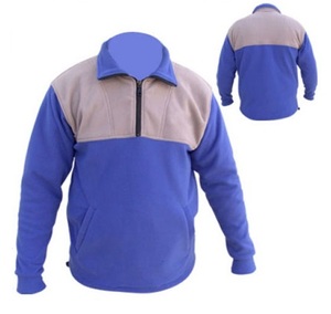 New Design High Quality Outdoor <b>Men's</b> Fleece <b>Jacket</b> with Customized logo <b>Men</b> Half Zip up <b>Jackets</b> Work Sports - Product Image 1