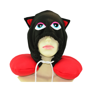 Phim hoạt hình anumal thiết kế trong nhà ngoài trời di động U hình dạng du lịch cổ gối với mui xe - Product Image 4