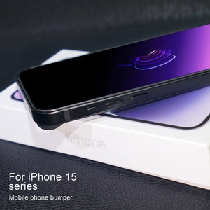 Mới Siêu Mỏng Kim Loại Khung Đối Với <span class=keywords><strong>iPhone</strong></span> 15 Pro Silicone Nhôm Trường Hợp <span class=keywords><strong>Bumper</strong></span> Đối Với <span class=keywords><strong>iPhone</strong></span> 12 13 14 15 Pro Max Chống Sốc Bìa - Product Image 4